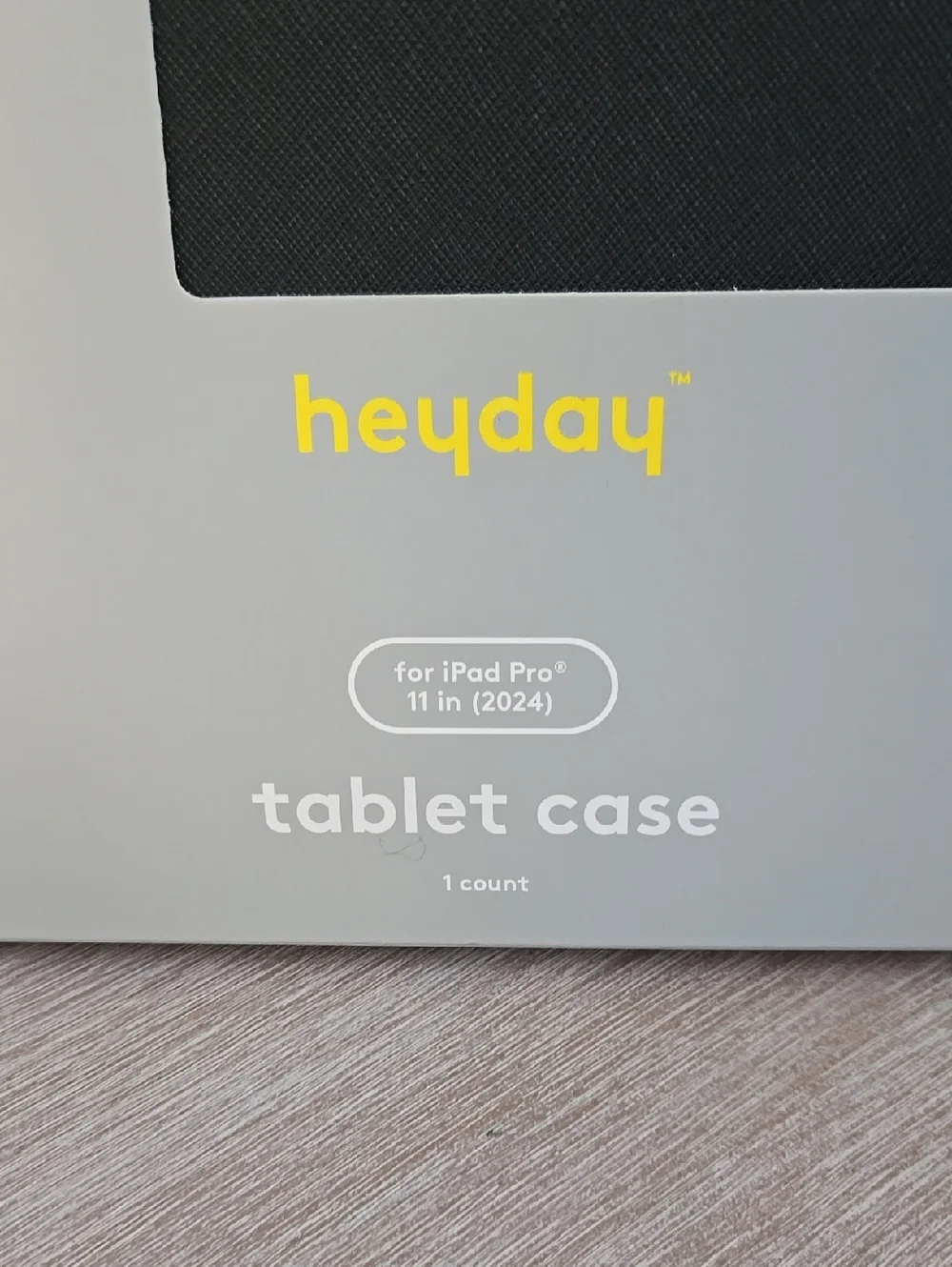 heyday Black Tablet Case for 11-inch iPad Pro - Slim Folio Cover